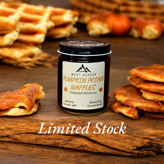 **LIMITED EDITION**  PUMPKIN PECAN WAFFLES